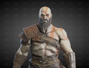 战神4奎托斯Blend模型