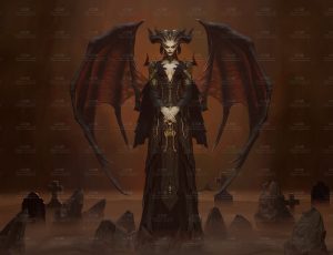 暗黑破坏神4莉莉丝死亡墓碑场景Blend工程源文件