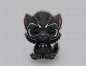 超能黑豹猫Blend模型