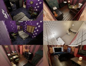 大平层公寓套房Blend工程源文件