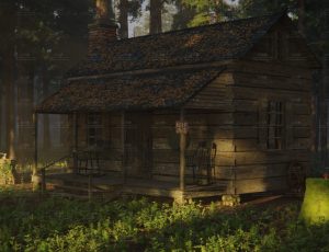 林中小屋场景Blend工程源文件