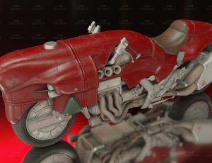 神罗士兵摩托车Blend模型