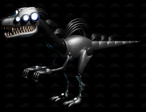 多眼机械恐龙Blend模型