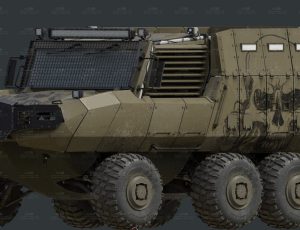 DMZ装甲车Blend模型
