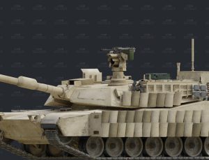 M1A2坦克Blend模型