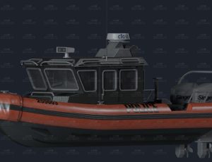 特警快艇Blend模型