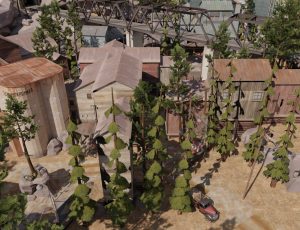 林中加工厂场景Blend工程源文件