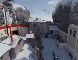 雪山堡垒区Blend工程源文件