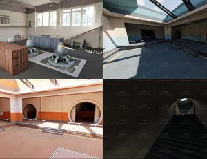 大型工厂室内Blend工程源文件