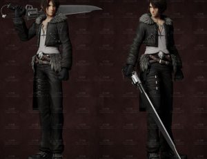 最终幻想8高精度斯考尔Blend模型