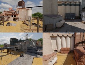 被遗弃的加工厂场景Blend工程源文件