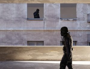 废弃楼房特种兵通讯电话动画场景Blend工程源文件