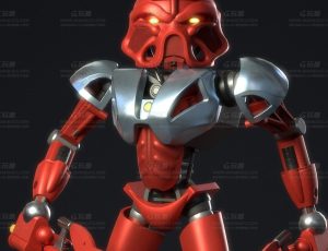 Q版章鱼头机器人Blend模型