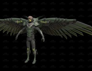 飞鹰机械人Blend模型