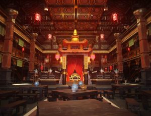 中国古代戏剧舞台Blend工程源文件