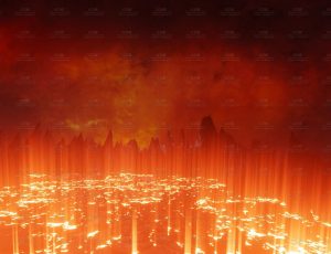 火山岩浆池Blend工程源文件