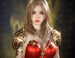 伊莱美女剑士Blend模型