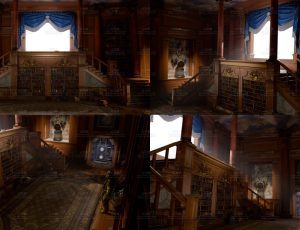 神秘书屋场景Blend工程源文件