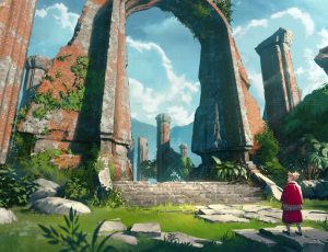 动漫风格化遗迹Blend工程源文件