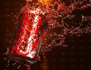 可口可乐饮料动画渲染场景Blend工程源文件