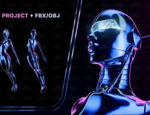 空山基机械姬Blend模型