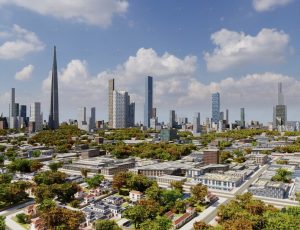 大型现代模块化大城市场景Blend工程源文件