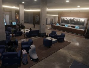 宴会大厅接待室场景Blend工程源文件