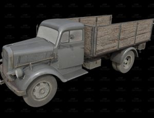 东风运输车Blend模型