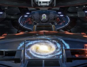 科幻大型控制室场景Blend工程源文件