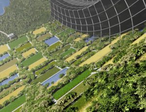 未来科技人类生存太空球Blend工程源文件