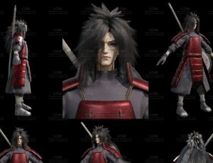 火影忍者高精度宇智波斑Blend模型