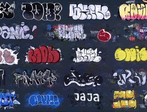 街头涂鸦贴画图片包