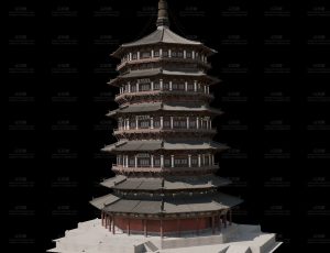 影视级中国古代建筑105Blend模型