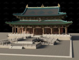 影视级中国古代建筑106Blend模型