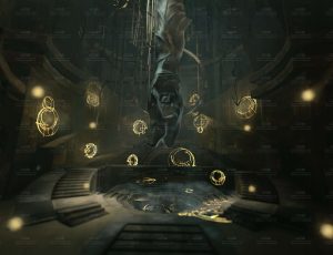 魔法破旧宫殿中心场景Blend工程源文件