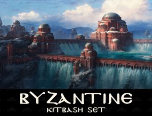 奇幻古城建筑模型包Blend资产库