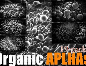 16张细胞Alphas纹理贴图包