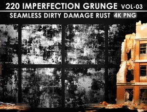 220张破损裂痕贴图包