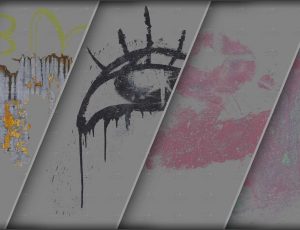 喷雾符号数字字母纹理贴图包