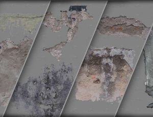 裂纹污渍石膏砖贴图包