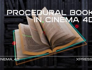 C4D程序化翻书翻页插件预设