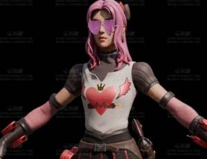 个性赛博萝莉Blend模型