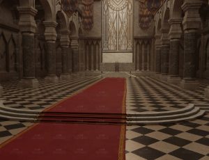 宫殿王座场景Blend工程源文件