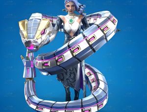 机械蛇女Blend模型