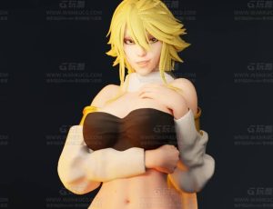 金发女爵士Blend模型