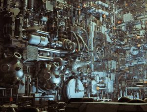 发动机电子零件模型包Blend资产库