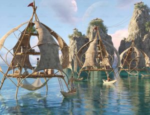 奇幻海上木屋自然场景Blend工程源文件