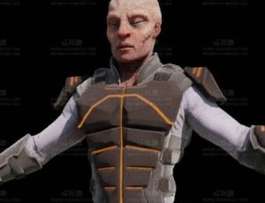 外星人星际战舰船长Blend模型