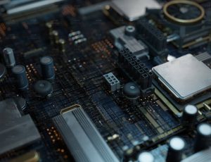 CPU电路主板零件模型包Blend资产库