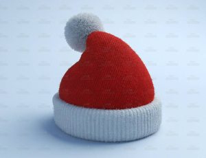 高精度圣诞帽Blend模型